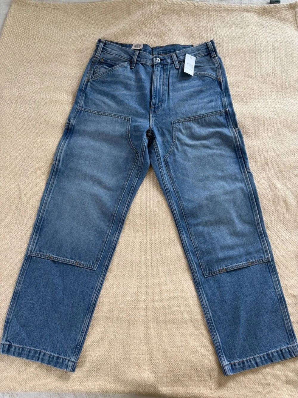 Levi's 568 Loose Straight Double Knee Carpenter Jeans Blue Men's W33 L32 NWT